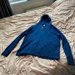 J Crew Sweater with Hoodie — Size XL